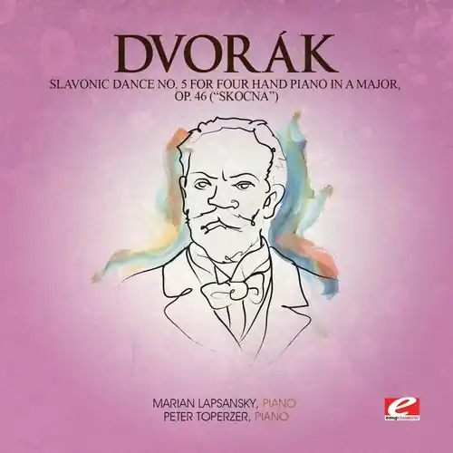 Best Price Slavonic Dance 5 Four Hand Piano a Maj 46