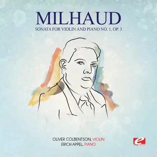 Free Returns Milhaud: Sonata for Violin & Piano No 1 Op 3