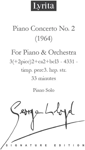 Budget Piano Concerto No. 2 Piano Score