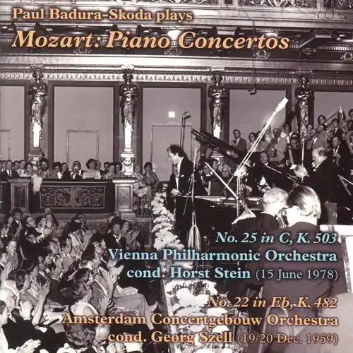 Free Shipping Paul Badura-Skokoda Plays Mozart Piano Concertos