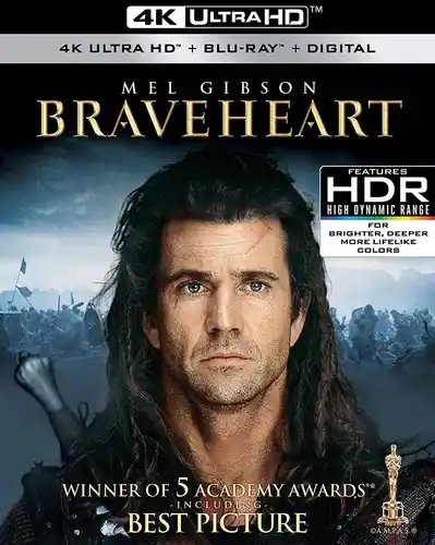 Braveheart (4k) (Wbr) (3pk) (Ac3) (Amar) (Digc) Hot Picks