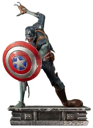 Free Returns Captain America Marvel Zombies 1/10 Art Scale Statue
