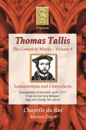 Complete Works 8: Lamentations & Contrafacta Hot Deal