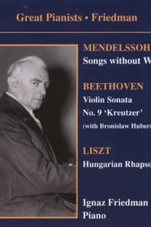 Price Drop Mendelssohn: Songs Without Words (Friedman) (1930-1931)