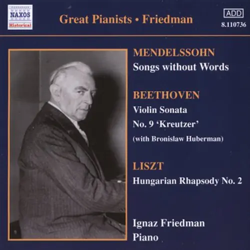 Price Drop Mendelssohn: Songs Without Words (Friedman) (1930-1931)