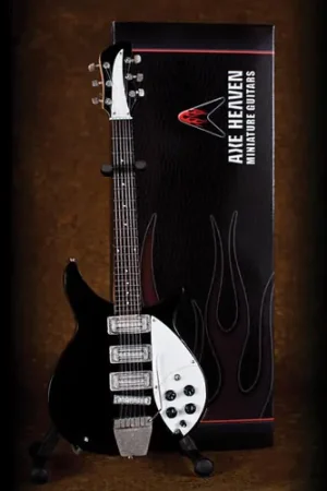 Black Ric Sullivan Mini Guitar Replica Seasonal Sale