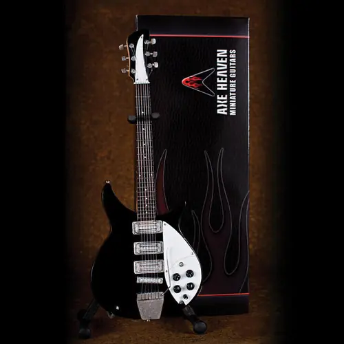 Black Ric Sullivan Mini Guitar Replica Seasonal Sale