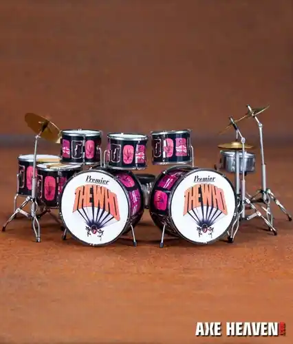 Keith Moon Who Premier Mini Drum Kit Replica (Fig) Affordable