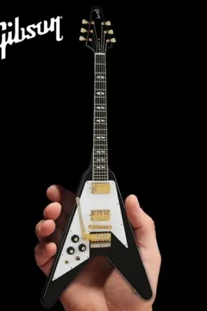 Jimi Hendrix Gibson 1969 Lefty Flying V Mini Gtr Brand New