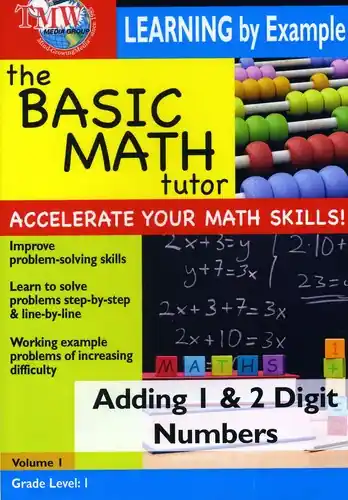 Free Delivery Basic Math Tutor Adding 1 & 2 Digit Numbers