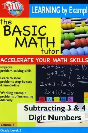 Basic Math Tutor Subtracting 3 & 4 Digit Numbers Today Only