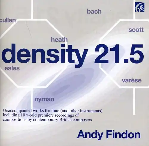 Save Now Density 21.5: Unaccompanied Works for Flute