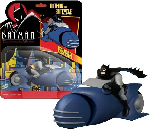 5 Points Batman: Tas Series 2 Batman And Batcycle Next Day Delivery