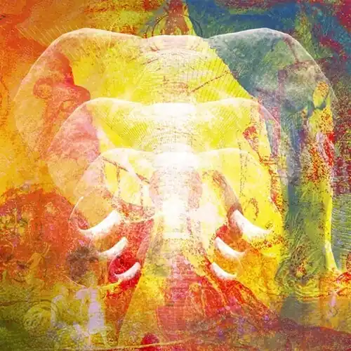Worldwide Shipping Elephants In Autumn Rage (Uk)