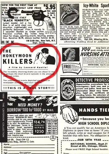Direct From Manufacturer The Honeymoon Killers (Criterion Collection)