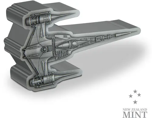 New Release Mandalorian N-1 Starfighter 1oz Silver Shaped Coin