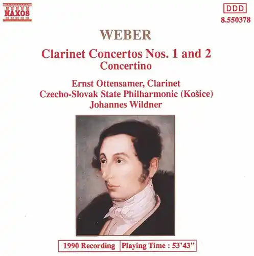 Clarinet Concerti 1 & 2 / Concertino Get Yours