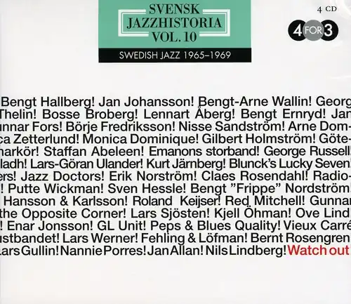 Swedish Jazz History 10: Watch Out Wholesale