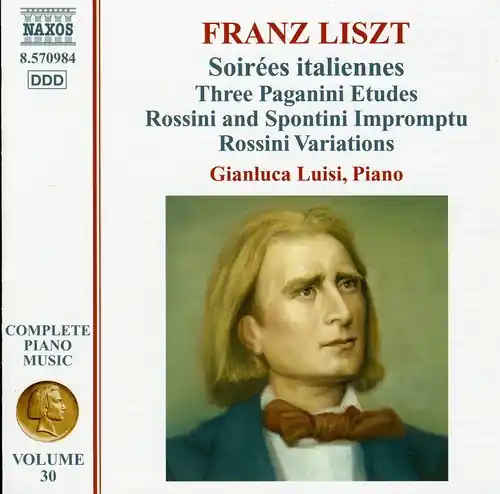 Low Price Complete Piano Music: Soirees Italiennes 30