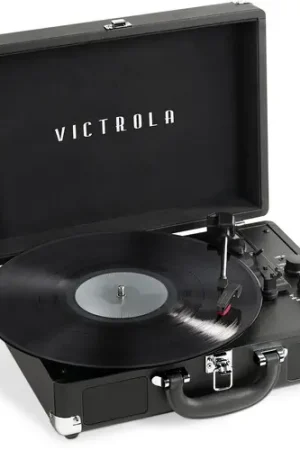 Victrola Vsc-500btc-Blk Vinyl Suitcase Tt Cass Blk Worldwide Shipping