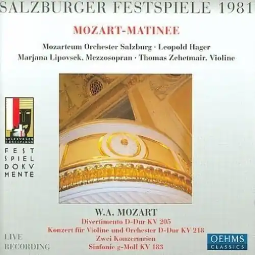 Clearance Salzburg Festival 1981