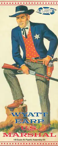 U.S. Marshal Wyatt Earp 1/8 Scale Model Kit Figure Holiday Sale