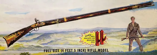Frontiersman Kentucky Long Rifle 1/1 Scale Model Kit Replica Get Yours