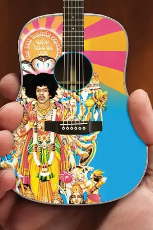 Free Delivery Jimi Hendrix Axis Bold As Love Acoustic Mini Guitar
