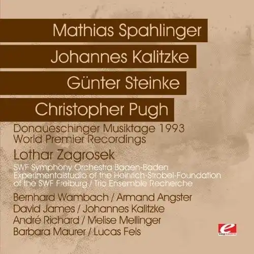 Donaueschinger Musiktage 1993 Best Price