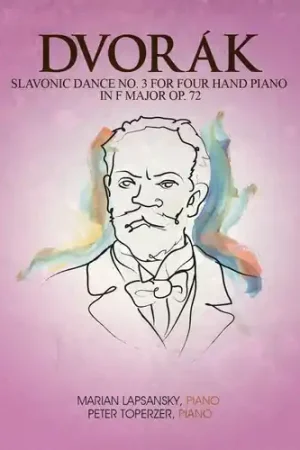 Brand New Slavonic Dance 3 Four Hand Piano F Maj 72