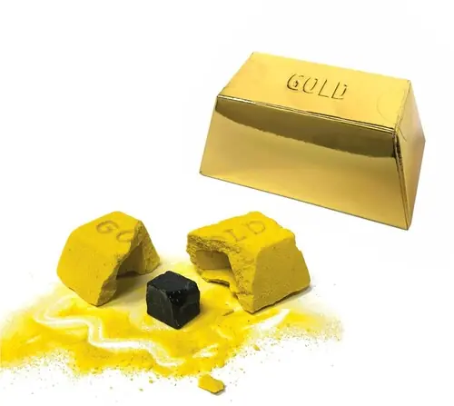 Today Only Schylling Chip Away Gold Bar With Tools Chag