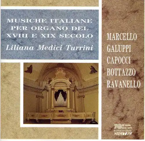 Musiche Italiane Per Organo Del Xviii E Xix Sec Handmade
