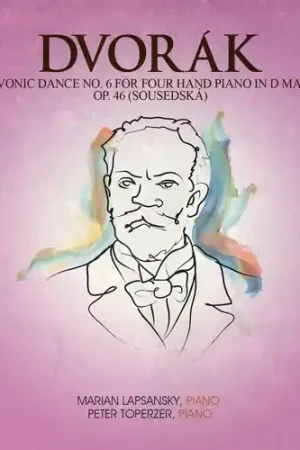 Reduced Price Slavonic Dance 6 Four Hand Piano D Maj 46