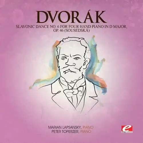 Reduced Price Slavonic Dance 6 Four Hand Piano D Maj 46