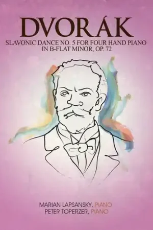 Slavonic Dance 5 Four Hand Piano B-Flat Min 72 Sale