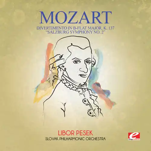 Divertimento in B-Flat Major K. 137 Salzburg Sym 2 Cheap