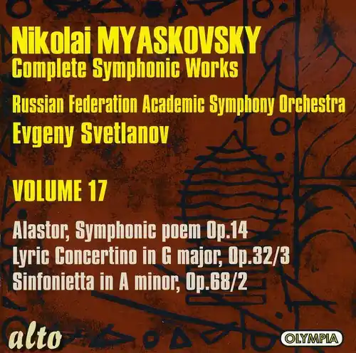 Alastor Sym Poem / Lyric Concertino / Sinfonietta Free Delivery