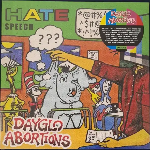 Price Drop Dayglo Abortions - Hate Speech (LP)
