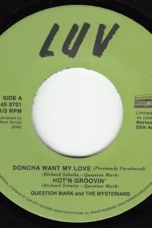 Money Back Guarantee Question Mark and the Mysterians - Doncha Want My Love/Funky Lady (Single)