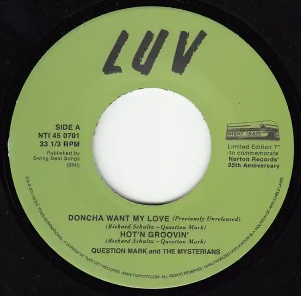 Money Back Guarantee Question Mark and the Mysterians - Doncha Want My Love/Funky Lady (Single)