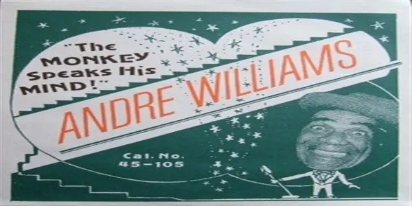 Andre Williams - the Monkey Speaks His Mind (Single) Bulk Order