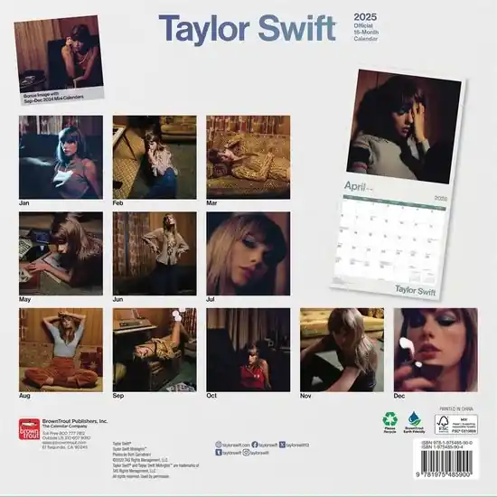 Reduced Price Taylor Swift - Official Calender 2025 (MRCH)