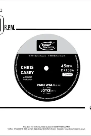 Price Cut Chris Casey - Rain Walk (Single)