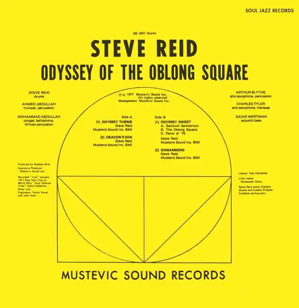 Steve Reid - Odyssey of the Oblong Square (LP) Free Shipping