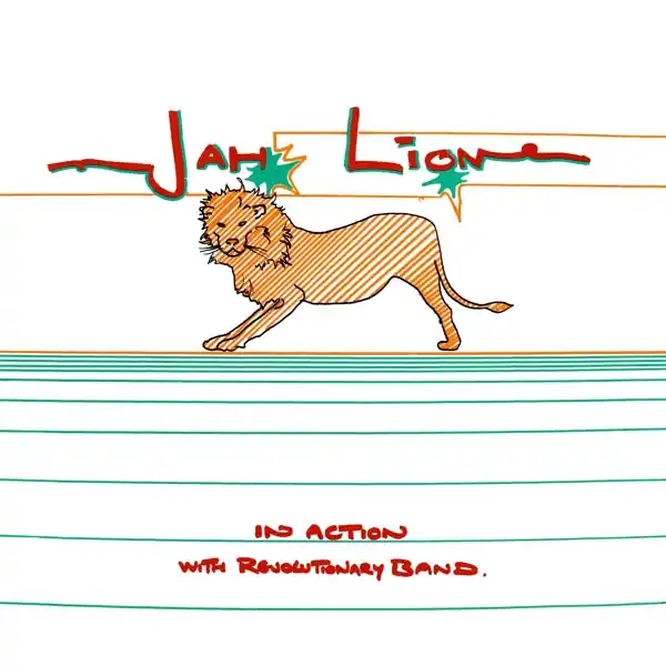 Grab Now Jah Lion - In Action With the Revolutionary Band (LP)
