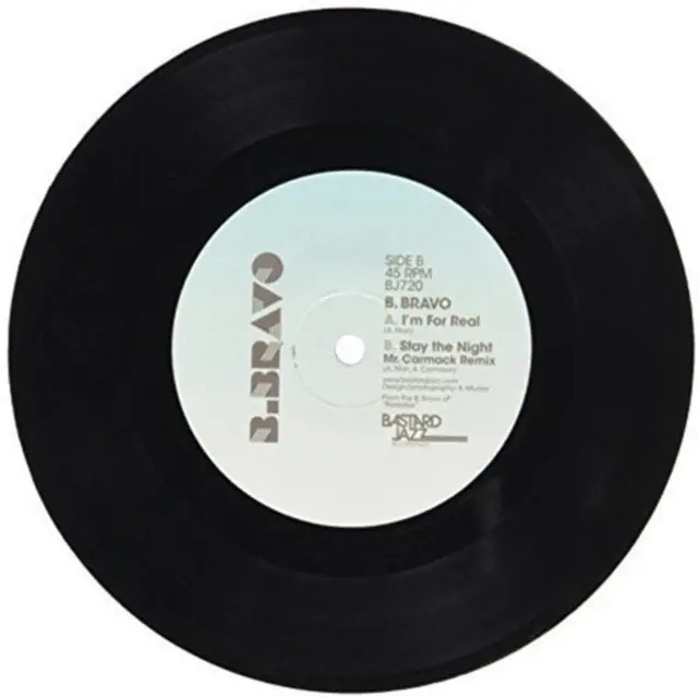B. BRAVO - I'M FOR REAL / STAY NIGHT (MR. CARMACK REMIX) (Vinyl LP) Time-Limited