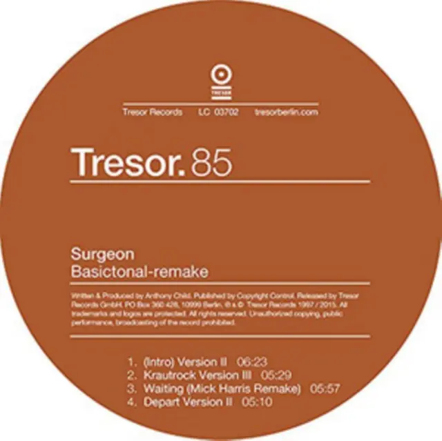 SURGEON - BASICTONAL-REMAKE (Vinyl LP) Editor’s Pick