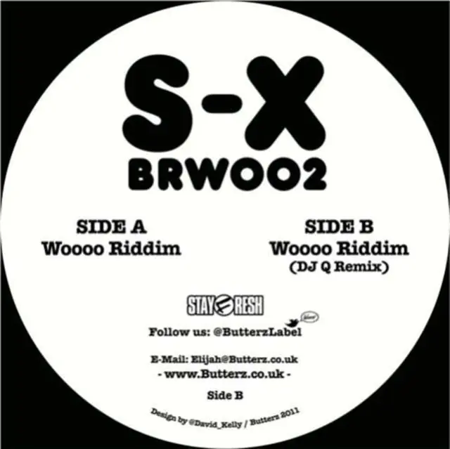 S-X - WOOOO RIDDIM/DJ Q MIX (Vinyl LP) Limited Offer