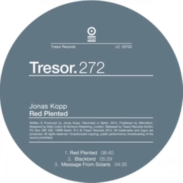 KOPP,JONAS - RED PLENTED EP (Vinyl) Budget