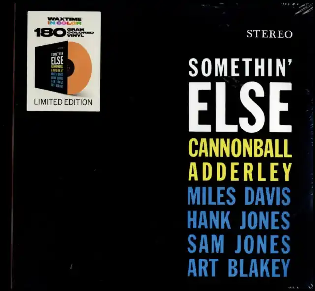 Worldwide Shipping ADDERLEY,CANNONBALL - SOMETHIN ELSE (1 BONUS TRACK) (LIMITED 180G/DMM SOLID ORANGE COLO (Vinyl LP)